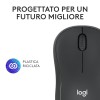 Logitech M240 Silenzioso Bluetooth Mouse, Wireless, Compatto, Portatile, Smooth Tracking, durata batteria 18 mesi, per Windows, macOS, ChromeOS, Compatibile PC, Mac, Laptop, Tablet - Grafite - Grigio