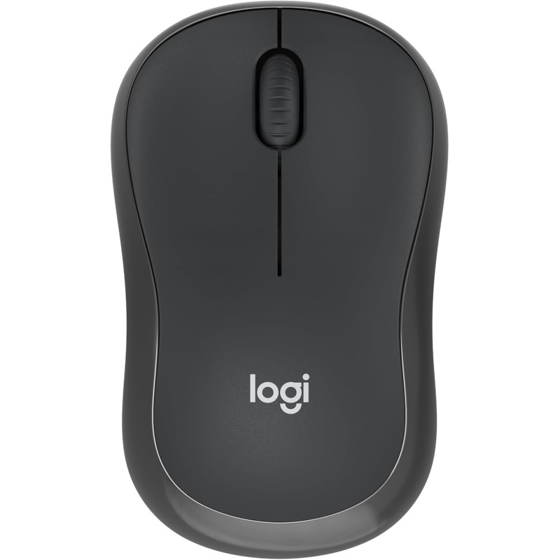 Logitech M240 Silenzioso Bluetooth Mouse, Wireless, Compatto, Portatile, Smooth Tracking, durata batteria 18 mesi, per Windows, macOS, ChromeOS, Compatibile PC, Mac, Laptop, Tablet - Grafite - Grigio