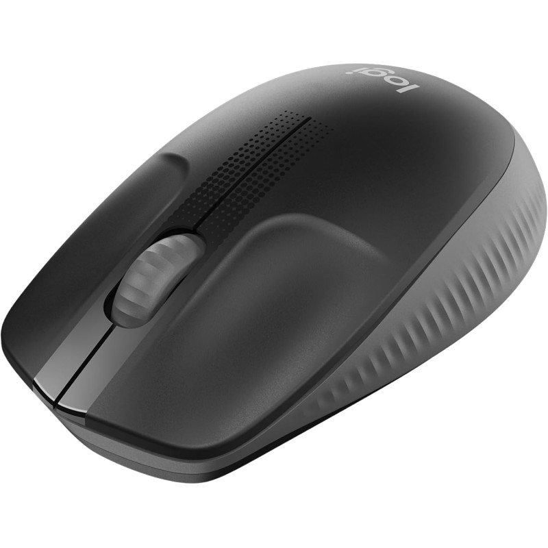 Logitech M190 Mouse Wireless, Design Ricurvo Ambidestro, Batteria fino a 18 Mesi con Funzione Risparmio Energia, Ricevitore USB, Cursore di Precisione, Rotella di Scorrimento, Nero - Negro Logitech M190 Mouse Wireless, Design Ricurvo Ambidestro, Batteria fino a 18 Mesi con Funzione Risparmio Energia, Ricevitore USB, Cursore di Precisione, Rotella di Scorrimento, Nero - Negro