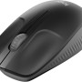 Logitech M190 Mouse Wireless, Design Ricurvo Ambidestro, Batteria fino a 18 Mesi con Funzione Risparmio Energia, Ricevitore USB, Cursore di Precisione, Rotella di Scorrimento, Nero - Negro