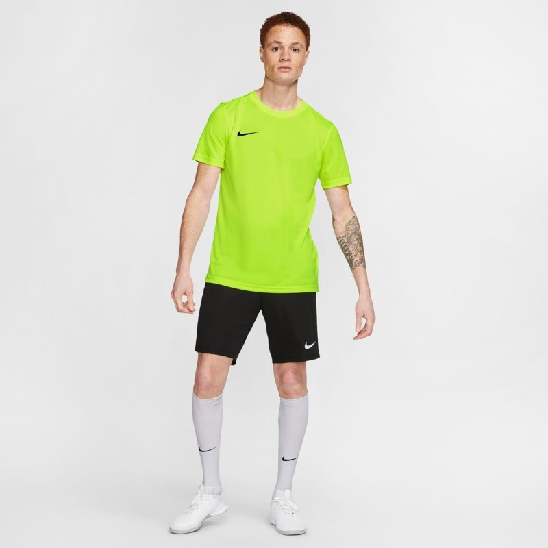 Nike M Nk Dry Tee Dfc Crew Solid - L Giallo (Volt/Black)
