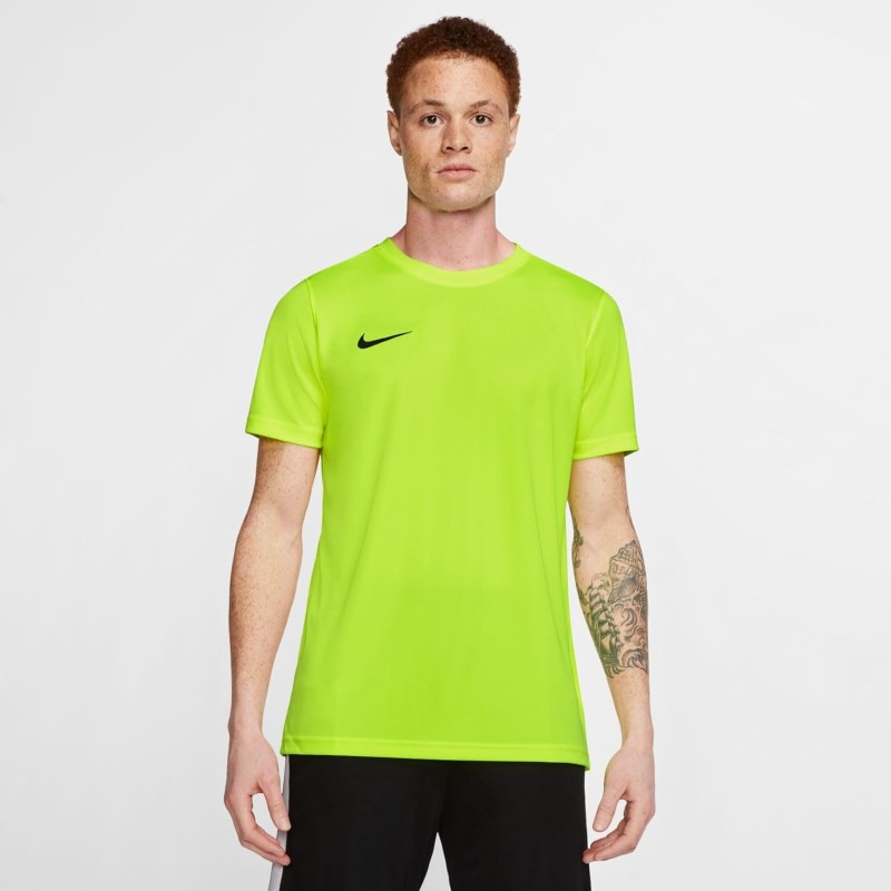 Nike M Nk Dry Tee Dfc Crew Solid - L Giallo (Volt/Black)