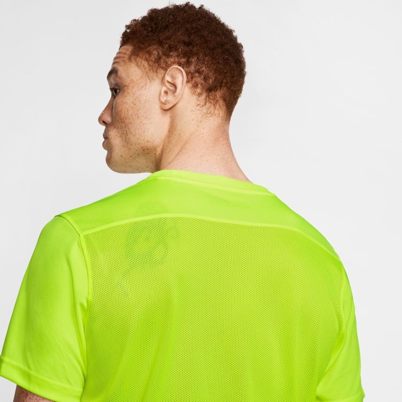 Nike M Nk Dry Tee Dfc Crew Solid - L Giallo (Volt/Black)