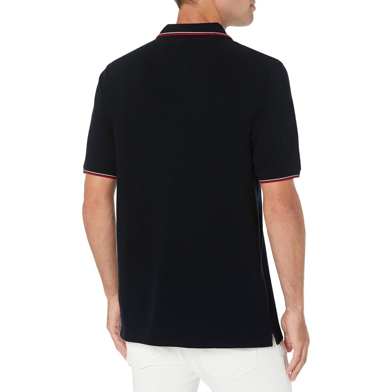 Amazon Essentials Polo in Cotone piqué vestibilità Regular (Disponibile in Taglie Extra Forti) Uomo - S Nero Rosso Bianco Thin Stripe Amazon Essentials Polo in Cotone piqué vestibilità Regular (Disponibile in Taglie Extra Forti) Uomo - S Nero Rosso Bianco Thin Stripe