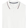 Amazon Essentials Polo in Cotone piqué vestibilità Regular (Disponibile in Taglie Extra Forti) Uomo - L Bianco Twin Stripe