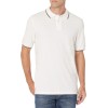 Amazon Essentials Polo in Cotone piqué vestibilità Regular (Disponibile in Taglie Extra Forti) Uomo - L Bianco Twin Stripe
