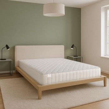 Farmarelax – Materasso Matrimoniale 160x190, Altezza 19 cm, Waterfoam, Antibatterico, Ortopedico, Indeformabile, Ipoallergenico e Traspirante, Made in Italy, Top Soft - 160x190 Bianco