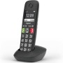Gigaset E290HX - Telefono Portatile Aggiuntivo - Tasti Grandi - Vivavoce, Nero [Compatibile in IT, FR, NL, BE, CHE, AUT] [Senza Base] - Nero
