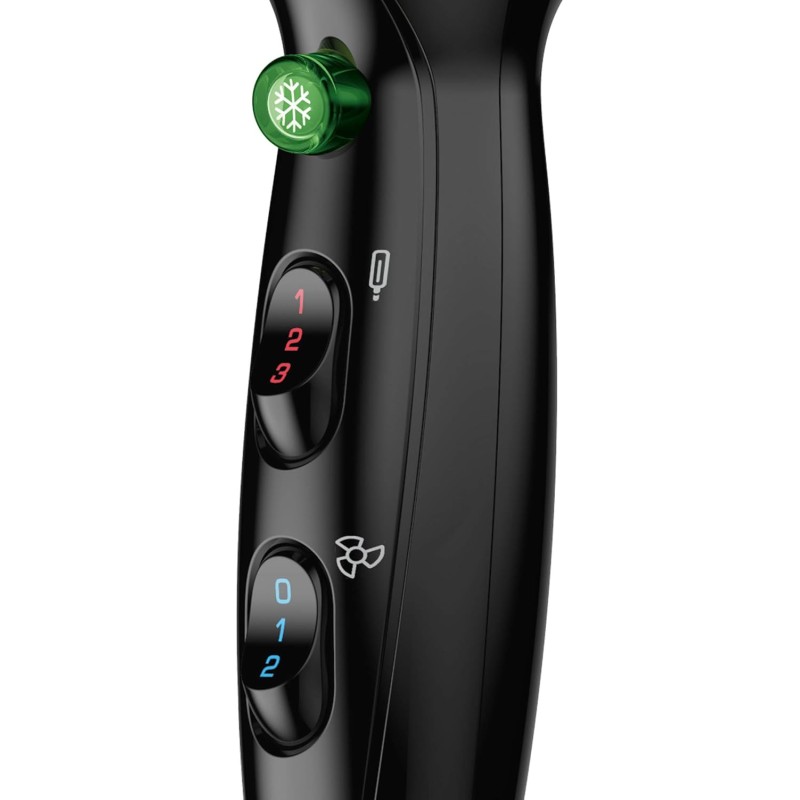 Imetec ECO SE9 1000 Asciugacapelli con Tecnologia Eco Technology 1400 W, Consumo Energetico Ridotto, 8 Combinazioni Aria/Temperatura, Diffusore per Capelli Ricci Imetec ECO SE9 1000 Asciugacapelli con Tecnologia Eco Technology 1400 W, Consumo Energetico Ridotto, 8 Combinazioni Aria/Temperatura, Diffusore per Capelli Ricci