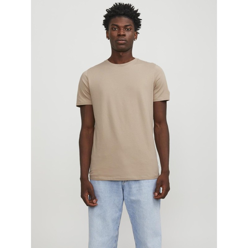 JACK & JONES Jjeorganic Basic Tee SS O-Neck Noos T-Shirt Uomo - XL Beige JACK & JONES Jjeorganic Basic Tee SS O-Neck Noos T-Shirt Uomo - XL Beige