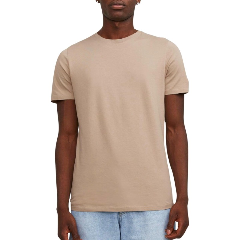 JACK & JONES Jjeorganic Basic Tee SS O-Neck Noos T-Shirt Uomo - XL Beige JACK & JONES Jjeorganic Basic Tee SS O-Neck Noos T-Shirt Uomo - XL Beige