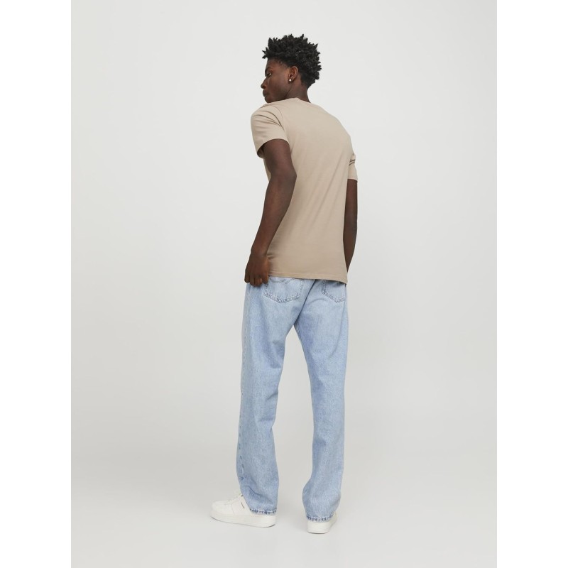 JACK & JONES Jjeorganic Basic Tee SS O-Neck Noos T-Shirt Uomo - XXL Beige JACK & JONES Jjeorganic Basic Tee SS O-Neck Noos T-Shirt Uomo - XXL Beige