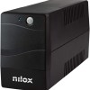 Nilox, UPS Premium Line Interactive 1200VA, Stabilizzatore di Tensione Tramite AVR, Protegge Computer e Periferiche dai Blackout e Disturbi della Rete Elettrica, con Tecnologia Line Interactive - 1200 VA/840 W