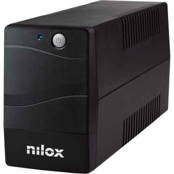 Nilox, UPS Premium Line Interactive 1200VA, Stabilizzatore di Tensione Tramite AVR, Protegge Computer e Periferiche dai Blackout e Disturbi della Rete Elettrica, con Tecnologia Line Interactive - 1200 VA/840 W