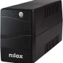Nilox, UPS Premium Line Interactive 1200VA, Stabilizzatore di Tensione Tramite AVR, Protegge Computer e Periferiche dai Blackout e Disturbi della Rete Elettrica, con Tecnologia Line Interactive - 1200 VA/840 W