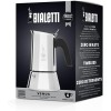 Bialetti Caffettiera New Venus 6 Tazze, Manico Anti Scottatura, Adatta A Induzione, 6 Tazze (235 Ml), Acciaio 18/10, Argento, ‎13 x 11 x 21.5 cm 540 grammi - 6 tazze