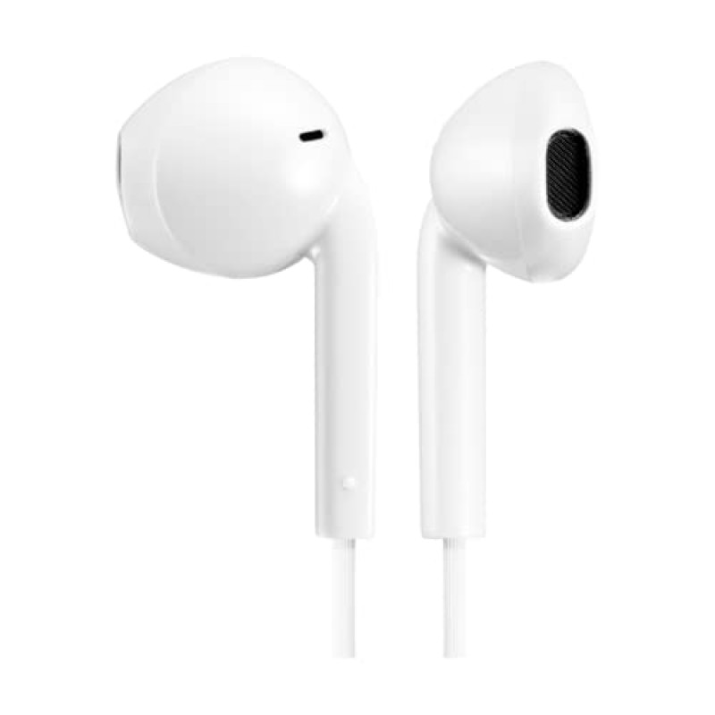 JVC HA-F17M-W-U Cuffie auricolari In-ear, a prova di sudore (IPX2), Microfono e telecomando a un pulsante integrati, cavo di 1m colorato con spinotto sottile, Bianco - unica bianco