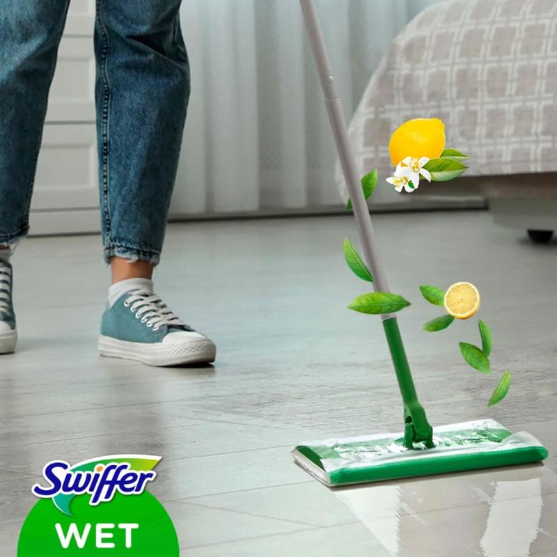Swiffer Panni Lavapavimenti Per Scopa Lavapavimenti Con Freschezza D' Aria Aperta Profumo x, Per Una Pulizia Semplice E Rapida
