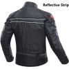 BORLENI Giacca da Moto Uomo Tutte le Stagioni Giubbotto Motociclista con Protezioni CE Gilet Termico Removibile Antivento per Donna Nero L - L Nero