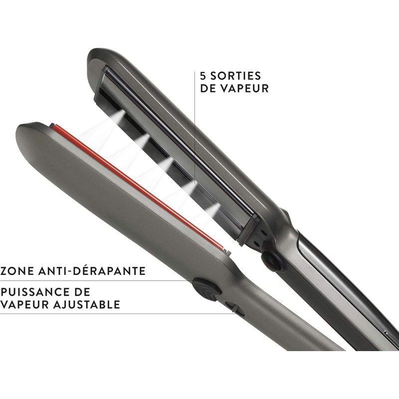 Jean-Louis David 39968 - Piastra per capelli a vapore