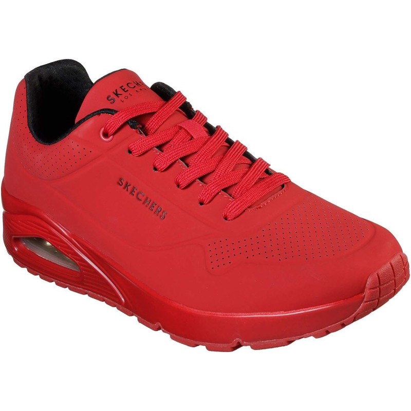 Skechers Uno Stand On Air, Scarpe da Ginnastica Uomo - 44 EU Red Durabuck Mesh Skechers Uno Stand On Air, Scarpe da Ginnastica Uomo - 44 EU Red Durabuck Mesh