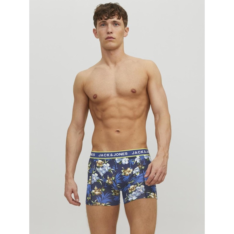 JACK & JONES Trunks 3-Pack Trunks - L Nero (Bardaboes Cherry/Maritime Blue Black) JACK & JONES Trunks 3-Pack Trunks - L Nero (Bardaboes Cherry/Maritime Blue Black)