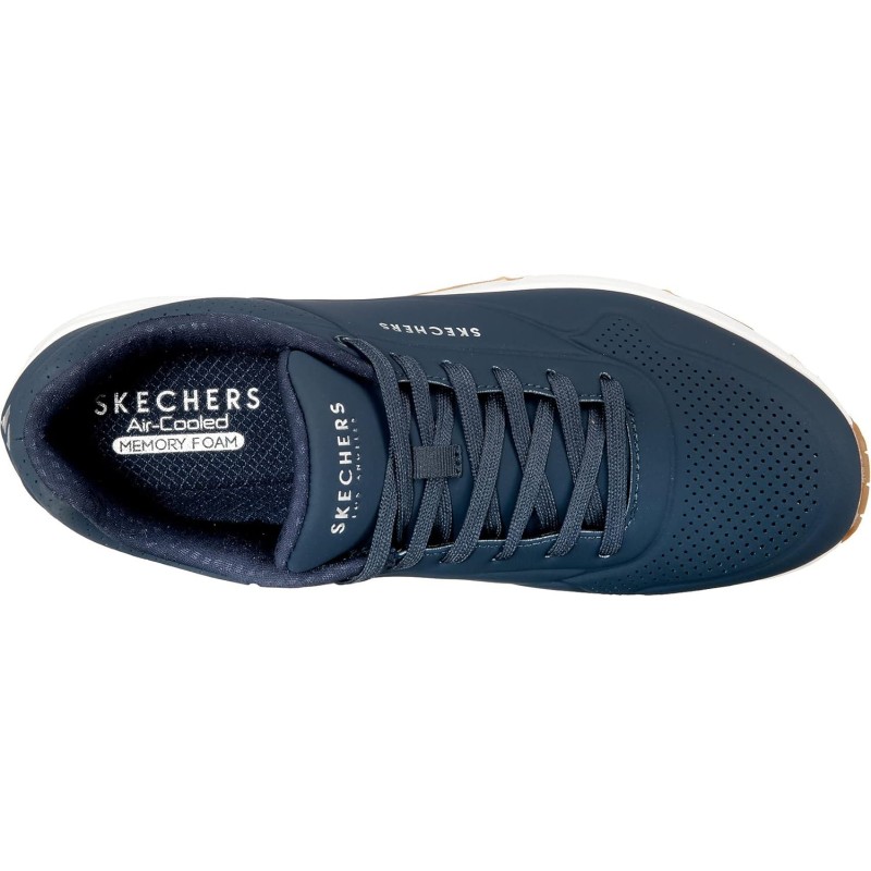 Skechers Uno Stand On Air, Scarpe da Ginnastica Uomo - 39.5 EU Navy Durabuck Trim Skechers Uno Stand On Air, Scarpe da Ginnastica Uomo - 39.5 EU Navy Durabuck Trim