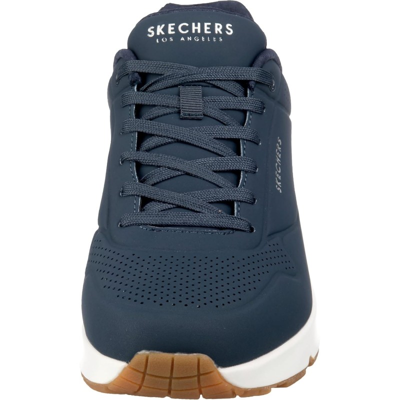 Skechers Uno Stand On Air, Scarpe da Ginnastica Uomo - 39.5 EU Navy Durabuck Trim Skechers Uno Stand On Air, Scarpe da Ginnastica Uomo - 39.5 EU Navy Durabuck Trim
