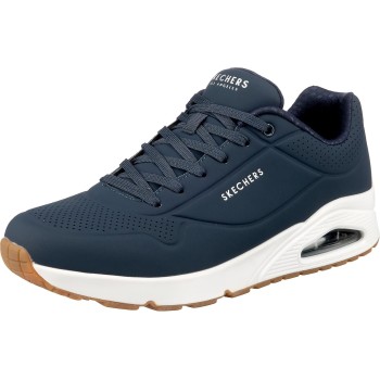 Skechers Uno Stand On Air, Scarpe da Ginnastica Uomo - 45 EU Navy Durabuck Trim