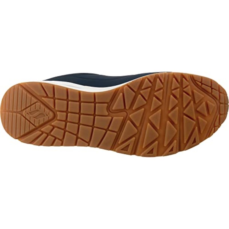 Skechers Men's Uno Stand on AirSneaker - 43 EU Navy Durabuck Trim