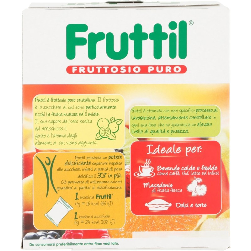 Dietor - My Dietor Fruttil Fruttosio Puro, Dolcificante - 50 Bustine - 1 unità (Confezione da 1) Dietor - My Dietor Fruttil Fruttosio Puro, Dolcificante - 50 Bustine - 1 unità (Confezione da 1)