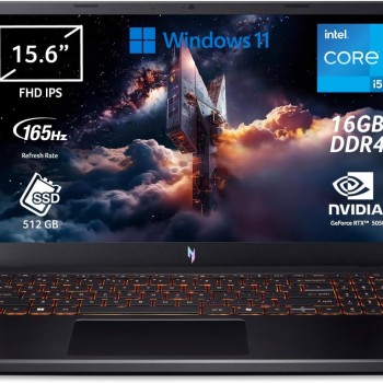 acer Nitro V 15 ANV15-52-5886 Notebook Gaming, NVIDIA GeForce RTX 5050 8 GB GDDR7, Processore Intel Core i5-13420H, Ram 16 GB DDR4, 512 GB SSD, Display 15.6" FHD IPS 165 Hz LED LCD, Windows 11 Home