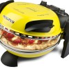 G3 Ferrari G10006 Pizza Express Delizia, Forno Pizza, 1200 W, Termostato regolabile 400°C, Pizza fragrante in 5 minuti, Doppia resistenza riscaldante, Ricettario e Palette inclusi, Giallo - Giallo