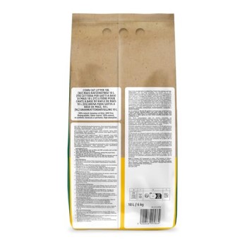 by Amazon Lettiera per Gatti Agglomerante al Mais, 10L (Confezione da 1) (in Precedenza un Marchio Lifelong, Stesso Prodotto) - 10 L yellow