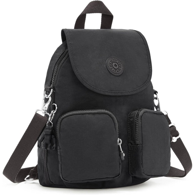 Kipling FIREFLY UP Zaino piccolo (trasformabile in borsa a tracolla) - Nero Noir Kipling FIREFLY UP Zaino piccolo (trasformabile in borsa a tracolla) - Nero Noir
