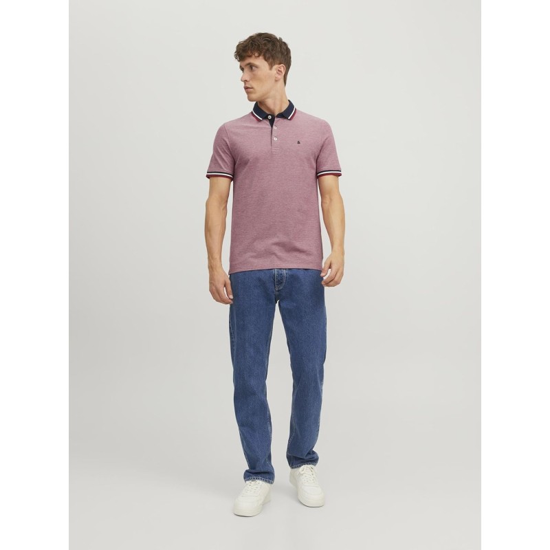 JACK & JONES Polo Plain Shirt Collar Polo - XXL Rosso12136668 JACK & JONES Polo Plain Shirt Collar Polo - XXL Rosso12136668