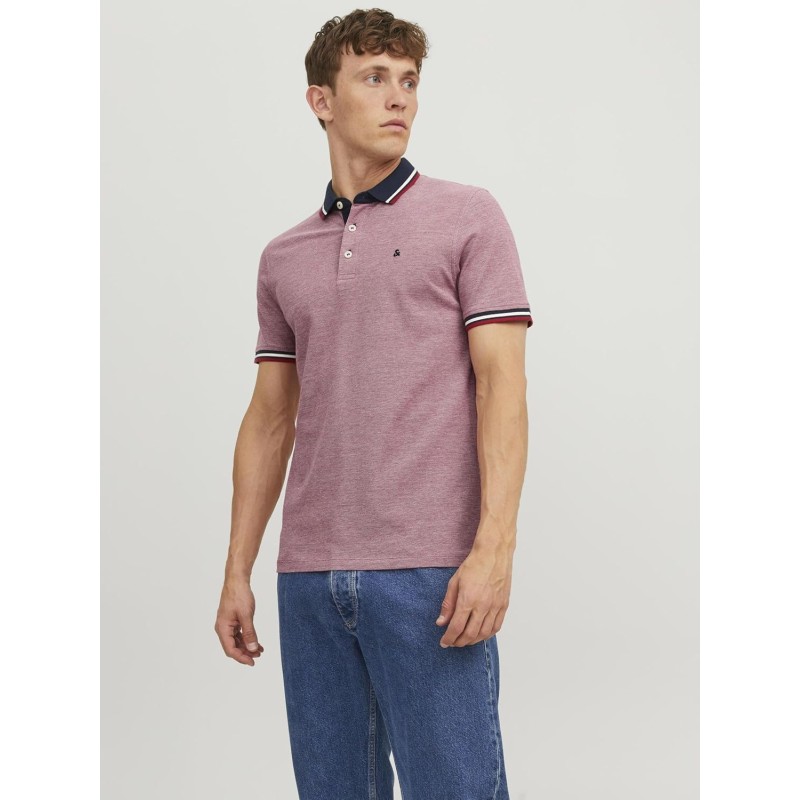 JACK & JONES Polo Plain Shirt Collar Polo - XXL Rosso12136668 JACK & JONES Polo Plain Shirt Collar Polo - XXL Rosso12136668