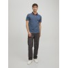 JACK & JONES Polo Plain Shirt Collar Polo - M Denim Blue JACK & JONES Polo Plain Shirt Collar Polo - M Denim Blue