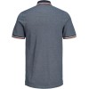JACK & JONES Polo Plain Shirt Collar Polo - M Denim Blue JACK & JONES Polo Plain Shirt Collar Polo - M Denim Blue