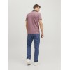 JACK & JONES Polo Plain Shirt Collar Polo - L Rosso12136668 JACK & JONES Polo Plain Shirt Collar Polo - L Rosso12136668