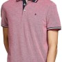 JACK & JONES Polo Plain Shirt Collar Polo - L Rosso12136668