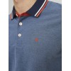 JACK & JONES Polo Plain Shirt Collar Polo - S Denim Blue JACK & JONES Polo Plain Shirt Collar Polo - S Denim Blue