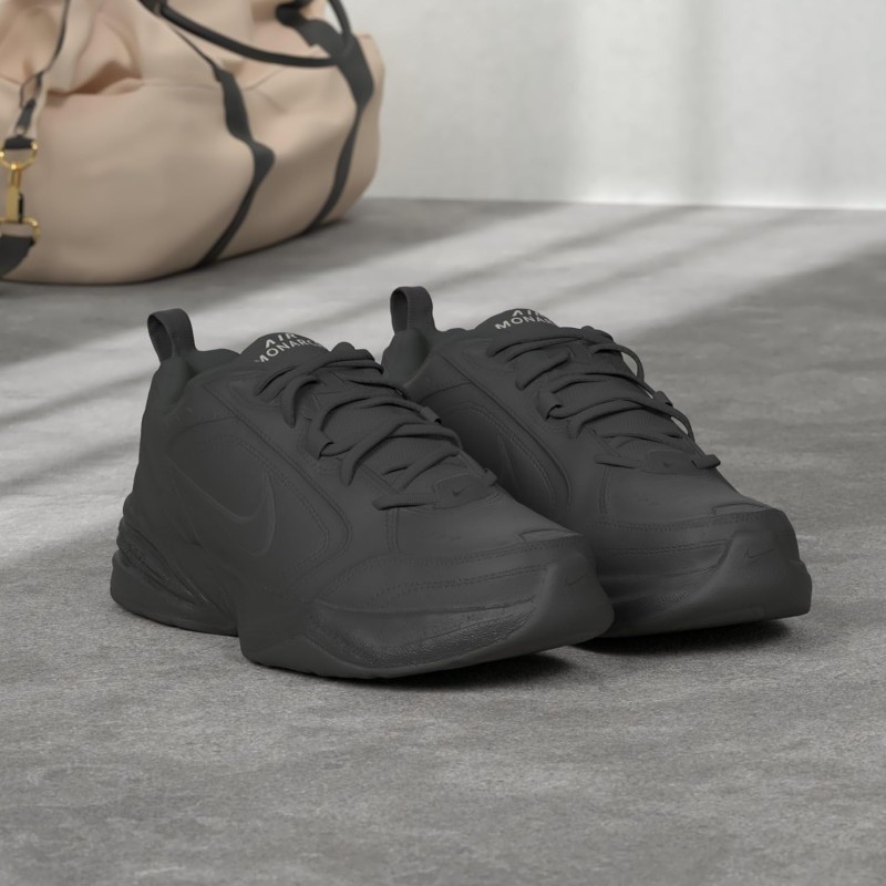 Nike Air Monarch IV, Scarpe da Ginnastica Uomo - 41 EU Nero Black 445