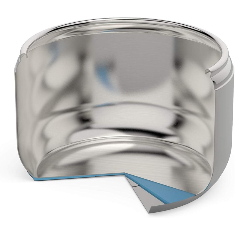 Lagostina Briosa LagoeasyUp Pentola a Pressione in Acciaio Inox 18/10 con Apertura Facile, Fondo Lagofusion e Valvola a Due Pressioni, Pentola a Pressione per Induzione e Gas, Capacità 3,5L - 3.5L