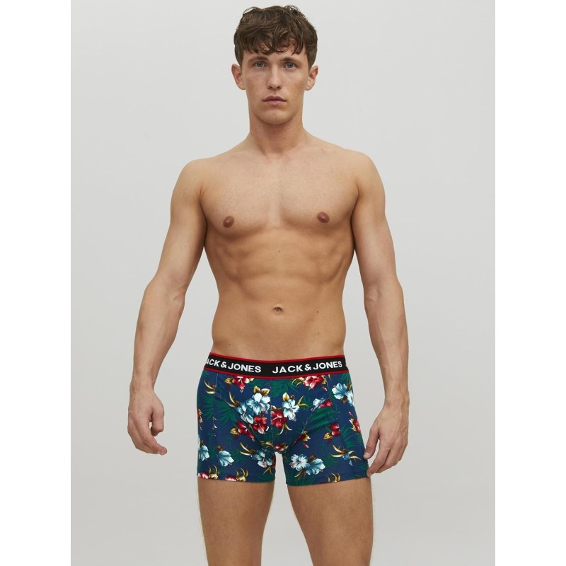 JACK & JONES Trunks 3-Pack Trunks - XXL Nero (Bardaboes Cherry/Maritime Blue Black) JACK & JONES Trunks 3-Pack Trunks - XXL Nero (Bardaboes Cherry/Maritime Blue Black)