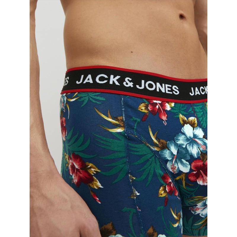 JACK & JONES Trunks 3-Pack Trunks - XXL Nero (Bardaboes Cherry/Maritime Blue Black) JACK & JONES Trunks 3-Pack Trunks - XXL Nero (Bardaboes Cherry/Maritime Blue Black)