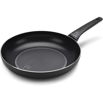 Moneta Recy Padella 30 cm Ricicla 49 Lattine, Net Induction, Nero, Corpo Alluminio 100% Riciclato