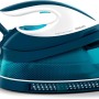 Philips PerfectCare Compact Ferro da Stiro con Caldaia - 2400W, Colpo di Vapore 400g, Pressione 6,5 Bar, Tecnologia OptimalTEMP, Serbatoio 1,5 l, Bianco/Blu (GC7844/20) | 2400W, Vapore 120g/min, Sistema anticalcare Smart Calc-Clean, Tec. Antibruciature Op