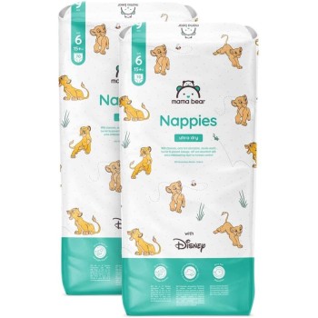 Marchio Amazon - Mama Bear Disney Pannolini ultra-asciutti, Taglia 6 (15+ kg), Bianco, 140 Unità, 2 Confezioni da 70, PACCO MENSILE - Taglia 6 (15+ kg) Marchio Amazon - Mama Bear Disney Pannolini ultra-asciutti, Taglia 6 (15+ kg), Bianco, 140 Unità, 2 Confezioni da 70, PACCO MENSILE - Taglia 6 (15+ kg)