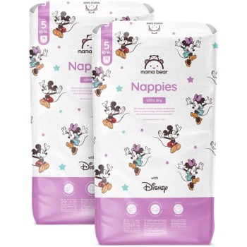 Marchio Amazon - Mama Bear Disney Pannolini ultra-asciutti, Taglia 5 (10-16 kg), Bianco, 152 Unità, 2 Confezioni da 76, PACCO MENSILE - Taglia 5 (10-16 kg) Marchio Amazon - Mama Bear Disney Pannolini ultra-asciutti, Taglia 5 (10-16 kg), Bianco, 152 Unità, 2 Confezioni da 76, PACCO MENSILE - Taglia 5 (10-16 kg)